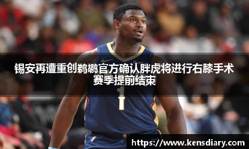 锡安再遭重创鹈鹕官方确认胖虎将进行右膝手术赛季提前结束